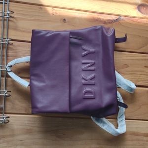 DKNY purple background